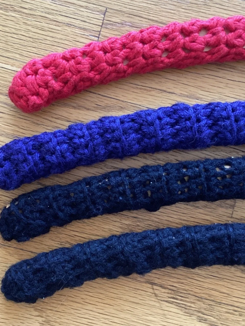 Vintage hand Crocheted Hangers